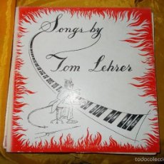 Discos de vinilo: SONGS BY TOM LEHRER. 10 PULGADAS. EDICION U.S.A. Lote 56619023
