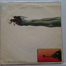 Discos de vinilo: QUINTO CONGRESO (V CONGRESO) - EL BESO DEL CAMALEON / MORIR JOVEN Y FELIZ (1986)