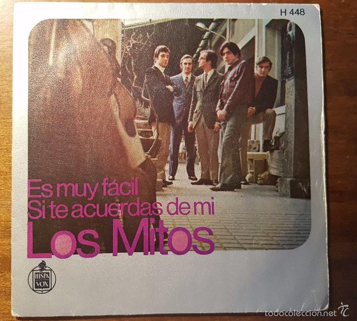 Discos de vinilo: LOS MITOS - ES MUY FACIL - HISPAVOX 1969 - Foto 1