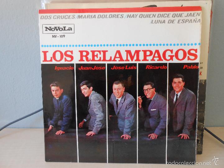 Discos de vinilo: LOS RELAMPAGOS - DOS CRUCES - Foto 1