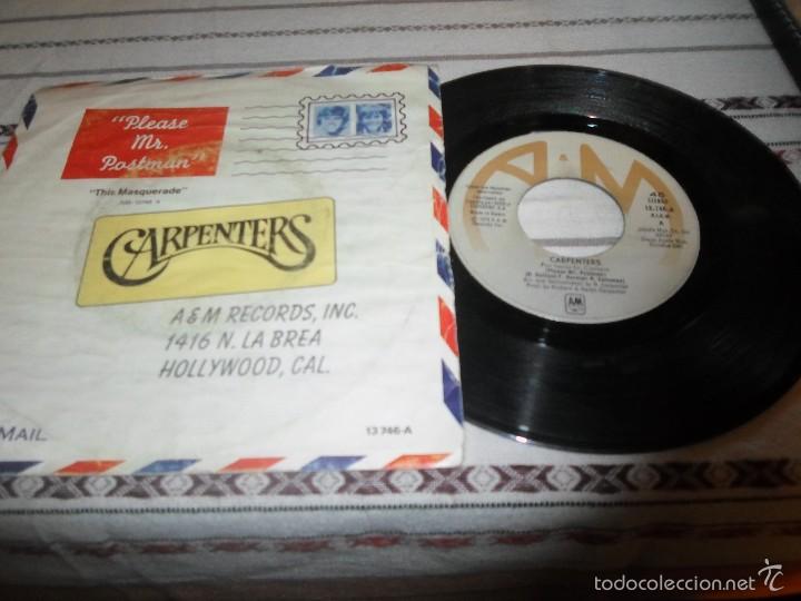 Discos de vinilo: CARPENTERS PLEASE MR POSTMAN - Foto 1