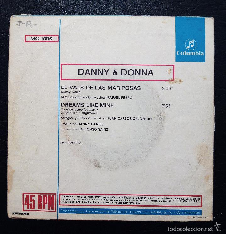 Caratula Single Danny Donna El Vals De Las Comprar En Todocoleccion 56649382 Letras de el vals de las mariposas por ritmo rojo. caratula single danny donna el vals de las mariposas columbia sin vinilo solo la caratula