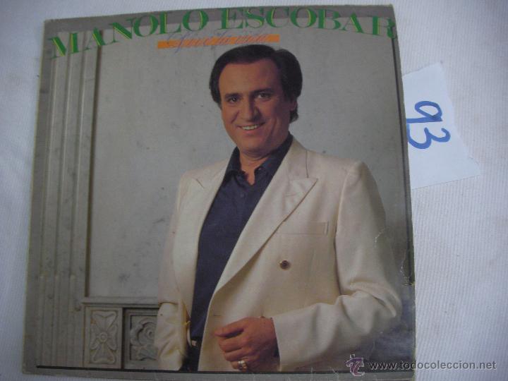 Discos de vinilo: ANTIGUO LP - MANOLO ESCOBAR - ENVIO GRATIS A ESPA&Ntilde;A - Foto 1