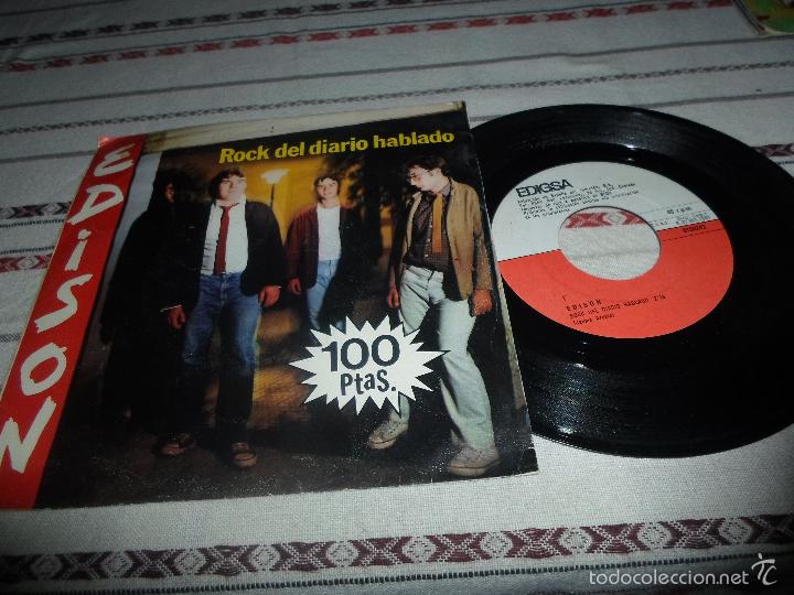 Discos de vinilo: EDISON ROCK DEL DIARIO HABLADO - Foto 1
