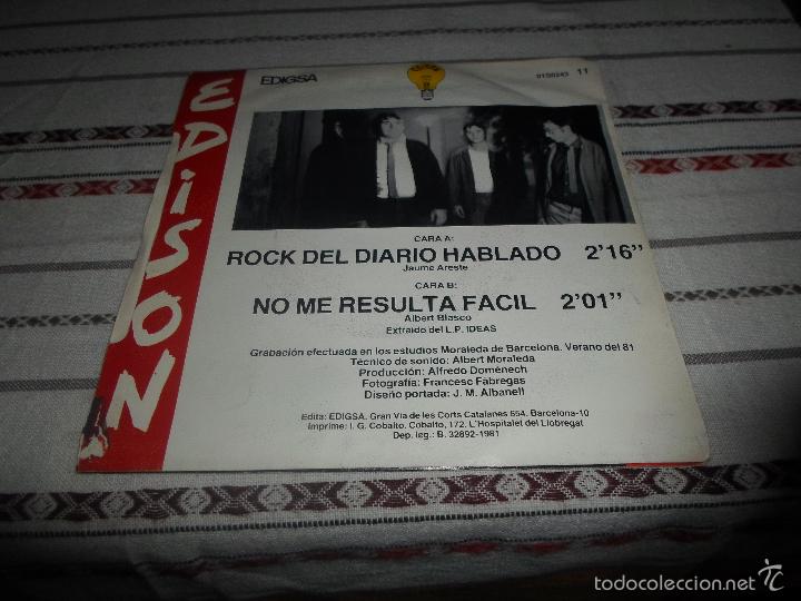 Discos de vinilo: EDISON ROCK DEL DIARIO HABLADO - Foto 2