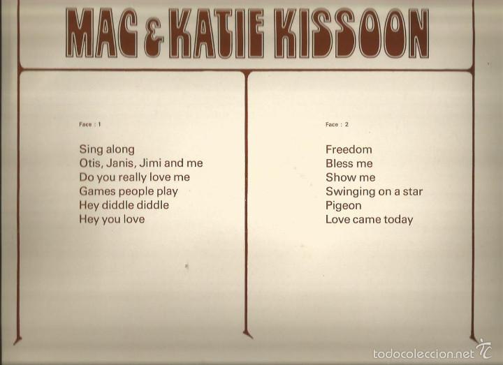 Discos de vinilo: LP MAC & KATIE KISSOON - Foto 2
