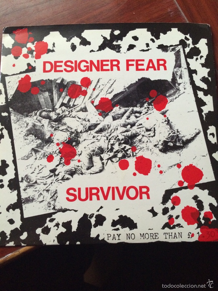 Discos de vinilo: DESIGNER FEAR-SURVIVOR EP-NUEVO - Foto 1