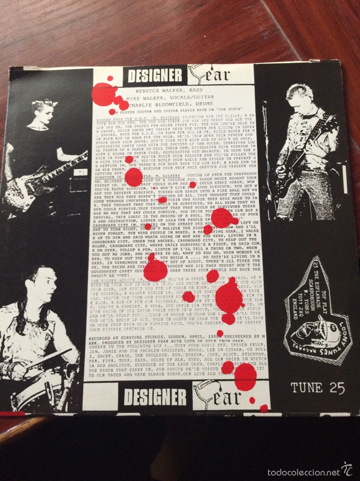 Discos de vinilo: DESIGNER FEAR-SURVIVOR EP-NUEVO - Foto 2