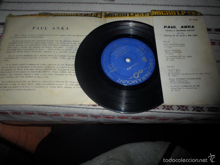 Discos de vinilo: PAUL ANKA EN 6 GRANDES EXITOS - Foto 2