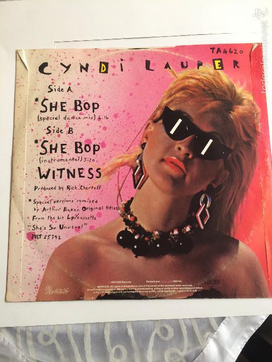 Discos de vinilo: CYNDY LAUPER-SHE BOP-MAXI - Foto 2