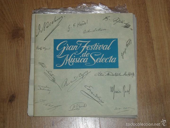 Discos de vinilo: GRAN FESTIVAL DE MUSICA SELECTA - Foto 3