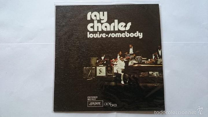 Discos de vinilo: RAY CHARLES - LOUISE / SOMEBODY (1974) - Foto 1