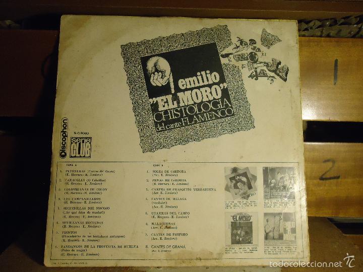 Discos de vinilo: ANTIGUO DISCO VINILO - EMILIO EL MORO - Foto 2