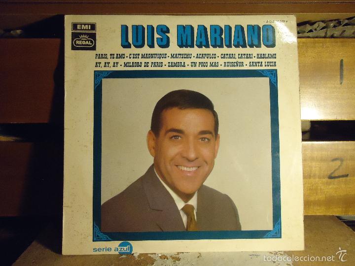 Discos de vinilo: ANTIGUO DISCO VINILO - LUIS MARIANO - Foto 1