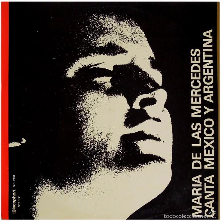 Vinyl-Schallplatten: Maria De Las Mercedes &ndash; Canta Mexico Y Argentina - Lp Spain 1971 - Discophon S.C. 2131