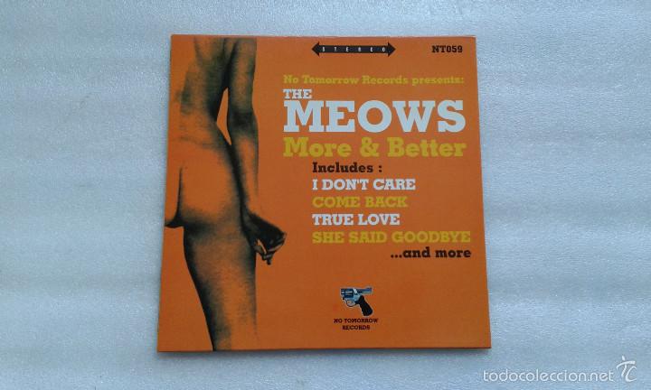 Discos de vinilo: THE MEOWS - MORE & BETTER   LP 2001    POWER POP - Foto 1