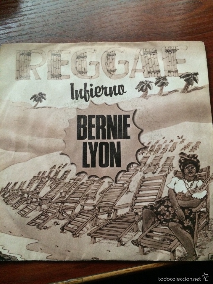 Discos de vinilo: BERNIE LYON-REGGAE INFIERNO-SINGLE VINILO SIN USAR - Foto 1