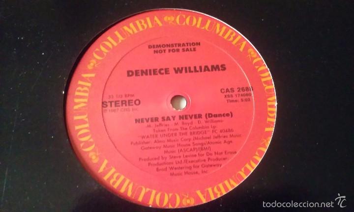 Discos de vinilo: Deniece Williams - Never Say Never - 1987 - Foto 1
