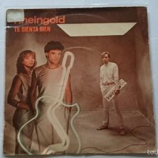Discos de vinilo: RHEINGOLD - DAS STEHT DIR GUT (TE SIENTA BIEN) / STAHLHERZ (CORAZON DE ACERO) (1982)