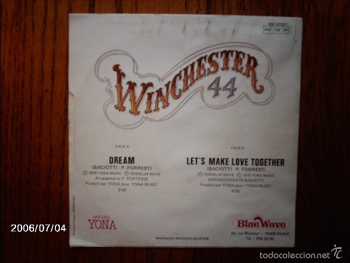 Discos de vinilo: winchester 44  -  dream  +  let&acute;s make love together - Foto 2