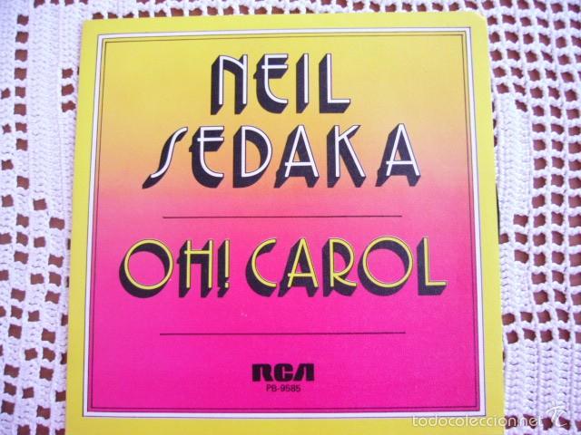 Discos de vinilo: Neil Sedaka Oh! Carol EP 1984 - Foto 1