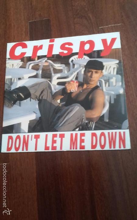 Discos de vinilo: Crispy-dont let me down,sacrifice.maxi - Foto 1