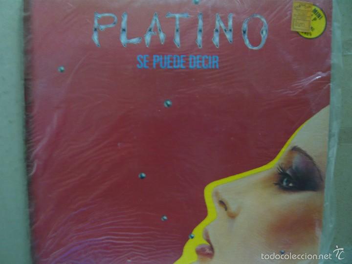 Discos de vinilo: PLATINO. SE PUEDE DECIR. EMI LP 1983 - Foto 1