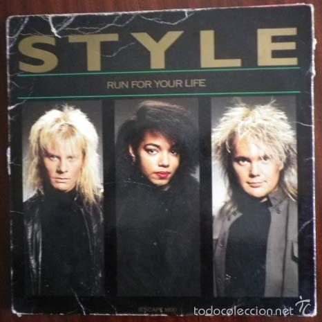 Discos de vinilo: Style. Run for your life. Run run run. Maxisingle - Foto 1