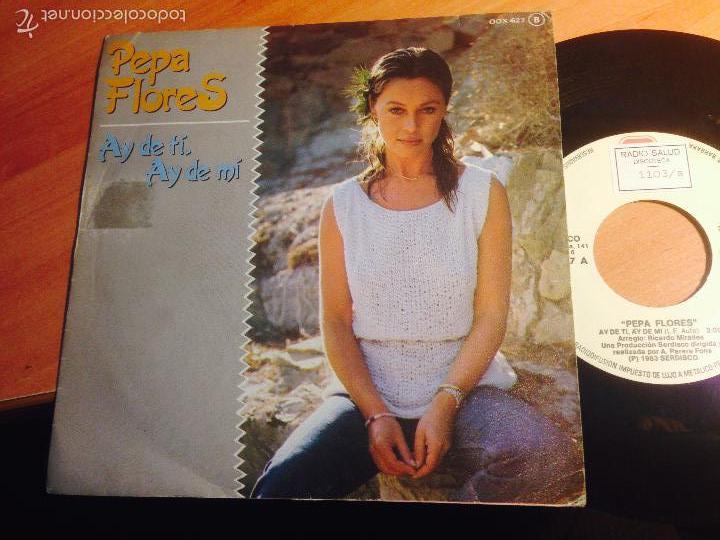 Vinyl records: PEPA FLORES MARISOL (AY DE TI AY DE MI, ENAMORANDOME DE TI) SINGLE ESPA&Ntilde;A PROMO 1984 (EPI1)