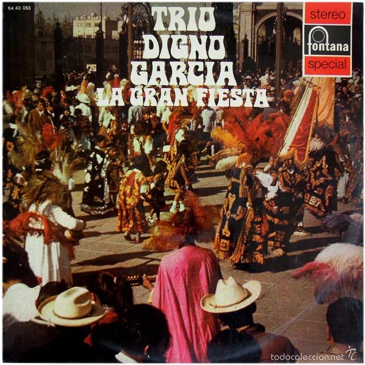 Discos de vinil: Trio Digno Garcia - La Gran Fiesta - Lp Spain 1973 - Fontana Especial 64 43 053
