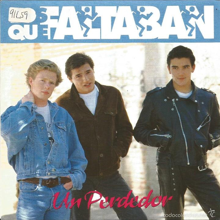 Disques de vinyle: LOS QUE FALTABAN-UN PERDEDOR + SUICIDA SINGLE VINILO 1991 PROMOCIONAL SPAIN
