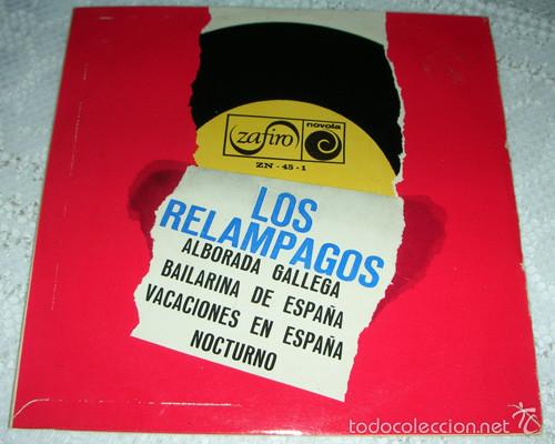 Discos de vinilo: LOS RELAMPAGOS - ALBORADA GALLEGA + 3 - EP 1966 - Foto 3