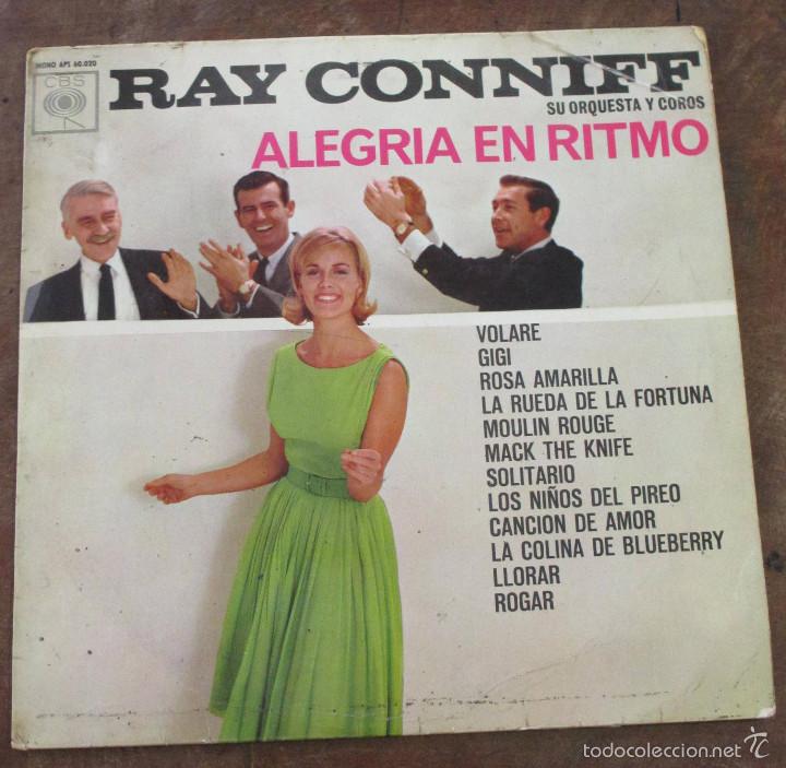 Discos de vinilo: LP -  RAY CONNIFF SU ORQUESTA Y COROS - ALEGR&Iacute;A EN RITMO - Foto 1
