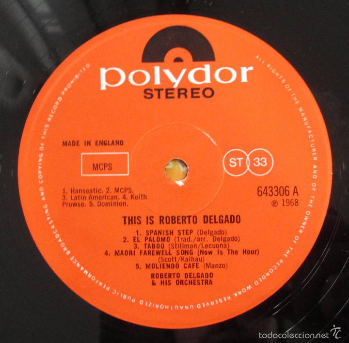 Discos de vinilo: LP - ROBERTO DELGADO - THIS IS - Foto 3