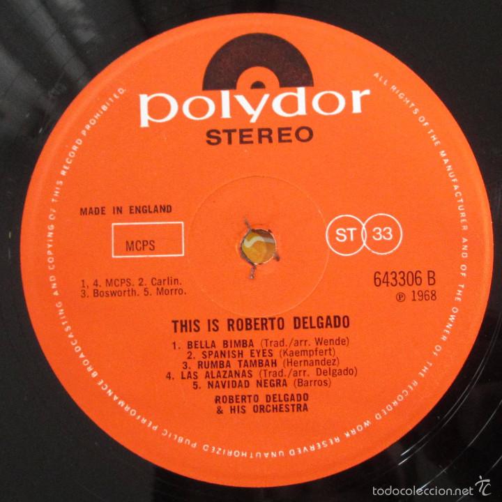 Discos de vinilo: LP - ROBERTO DELGADO - THIS IS - Foto 4