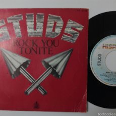 Discos de vinilo: STUDS, ROCK YOU TONITE 1982. Lote 56832514