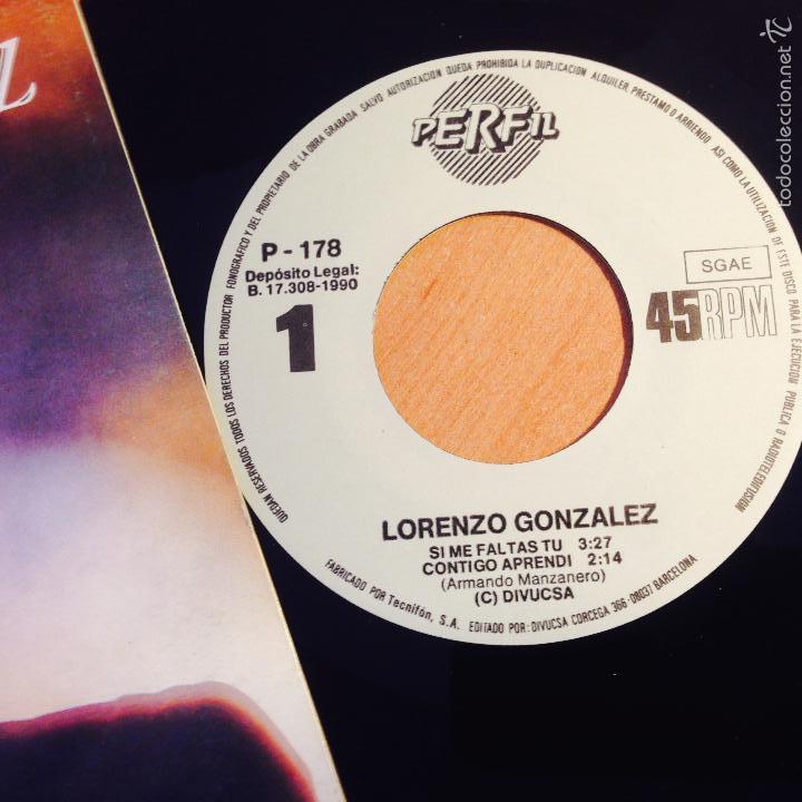 Discos de vinilo: LORENZO GONZALEZ COMO SIEMPRE (CABARETERA ...) SINGLE ESPA&Ntilde;A 1990 (EPI1) - Foto 2