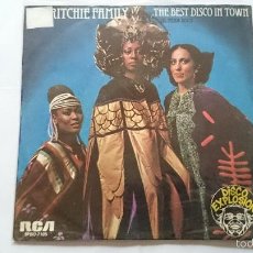 Discos de vinilo: THE RITCHIE FAMILY - THE BEST DISCO IN TOWN (PART 1) / THE BEST DISCO IN TOWN (PART 2) (1976). Lote 56840048