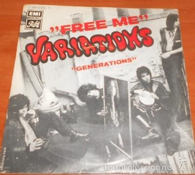 Discos de vinilo: SINGLE DE VARIATIONS, FREE ME, GENERATIONS, 1971 - Foto 1