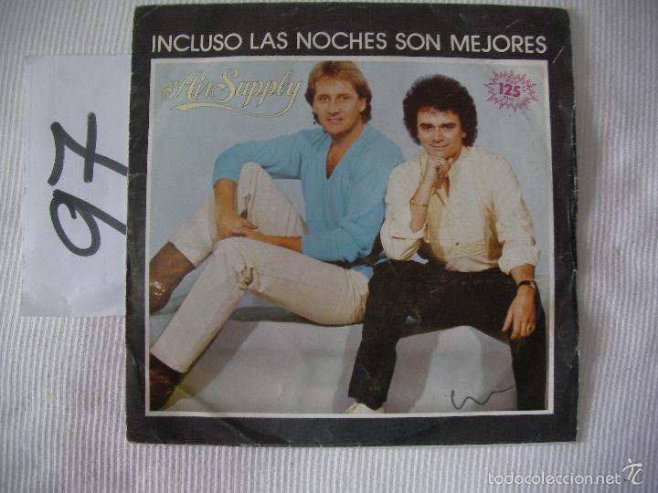 Discos de vinilo: ANTIGUO SINGLE - AIR SUPPLY - ENVIO GRATIS A ESPA&Ntilde;A - Foto 1