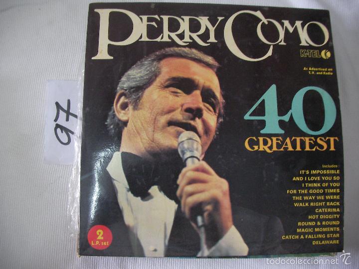 Discos de vinilo: ANTIGUO LP - PERRY COMO (LP DOBLE)- ENVIO GRATIS A ESPA&Ntilde;A - Foto 1