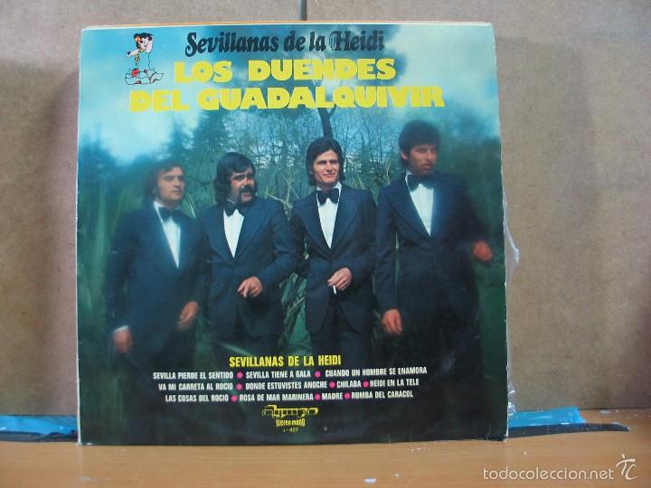 Discos de vinilo: Los Duendes del Guadalquivir - Sevillanas de la Heidi - Olympo L-427 - 1976