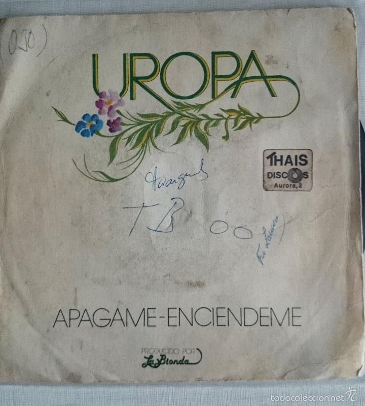 Discos de vinilo: Uropa - Apagame, enciendeme - Foto 1