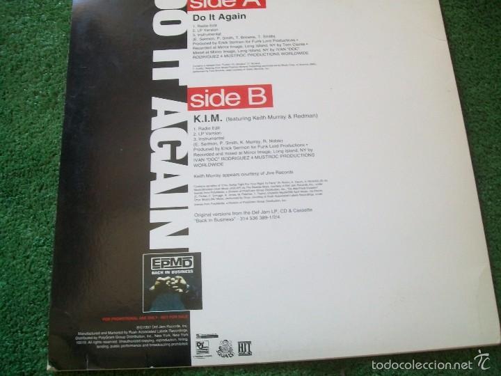 Discos de vinilo: EPMD ?&ndash; Do It Again   Promo (Def Jam 1997) Keith Murray , Redman - Foto 2