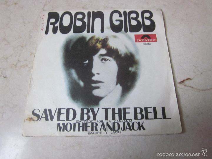 Discos de vinilo: ROBIN GIBB - SAVED BY THE BELL - POLYDOR 1969 - Foto 1