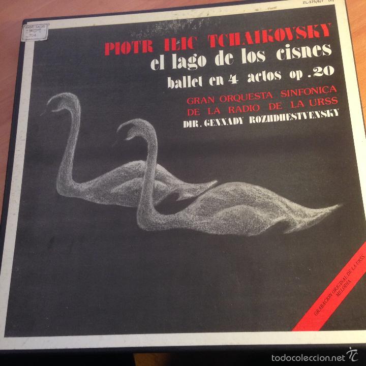 Discos de vinilo: EL LAGO DE LOS CISNES (TCHAIKOVSKY) 3 LP BOX  (AT) - Foto 1