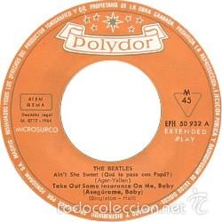 Discos de vinilo: The Beatles Spain POLYDOR EPH 50932 - Foto 3