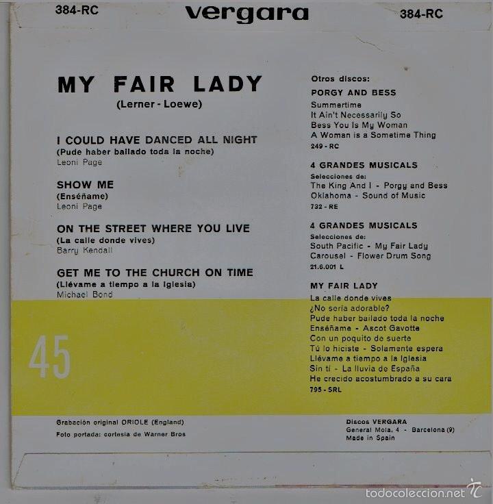 Discos de vinilo: MY FAIR LADY - Foto 2