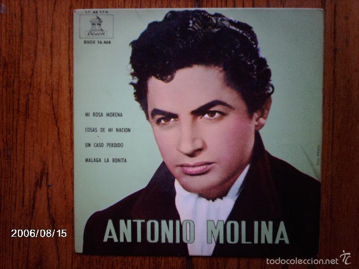 Discos de vinilo: antonio molina  -  mi rosa morena  +  3 - Foto 1
