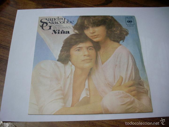 Discos de vinilo: SANDRO GIACOBBE 45 RPM - Foto 1